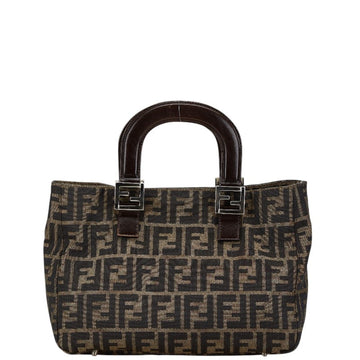Fendi Canvas Leather Tote Bag ()