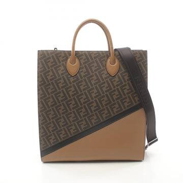 Fendi Zucca Tote Bag PVC Leather