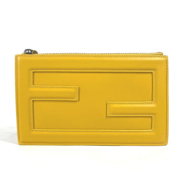 Fendi Leather Clutch Bag Pouch ()