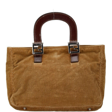 Fendi Cord Leather Handbag Tote Bag ()
