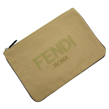Fendi Canvas Clutch Bag ()