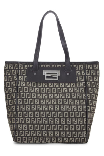 Fendi, Brown Zucchino Canvas Tote, Brown