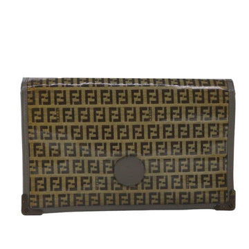 Fendi Zucchino Canvas Clutch Bag ()