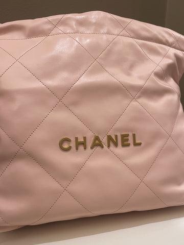 Chanel 22 Nude Blush Pink
