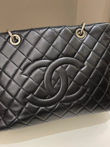 Chanel Classic Quilted GST Black Caviar