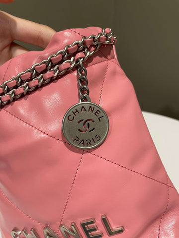 Chanel 22 Mini Pink Calfskin