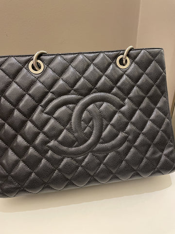 Chanel Classic Quilted GST Black Caviar