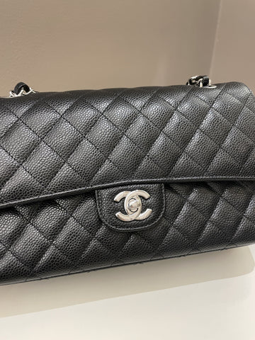 Chanel Classic Medium Double Flap Black Caviar