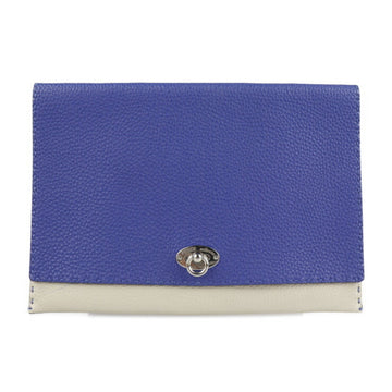 Fendi Selleria Leather Clutch Bag ()