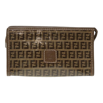 Fendi Zucchino Canvas Clutch Bag ()