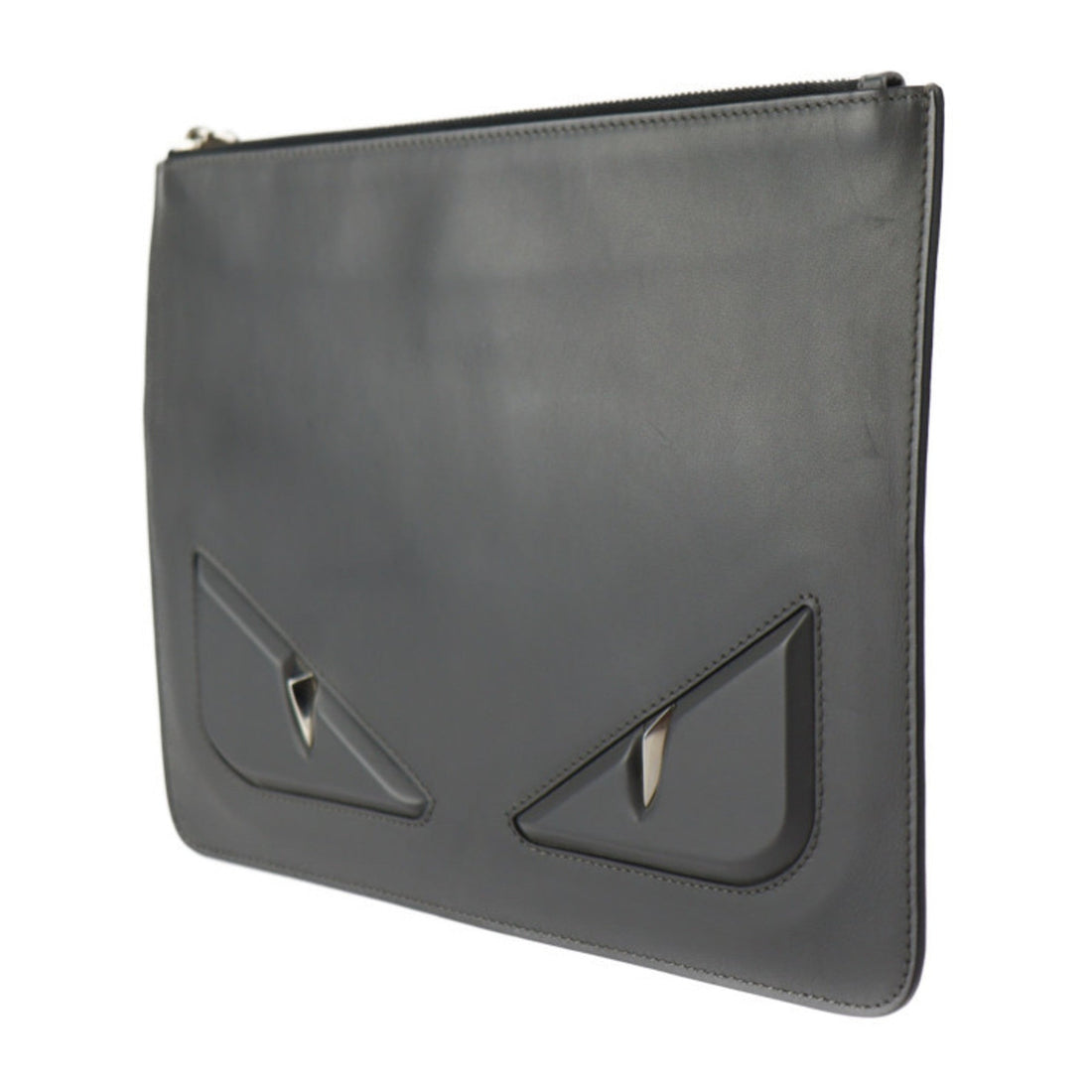 Fendi  Leather Clutch Bag Pouch ()