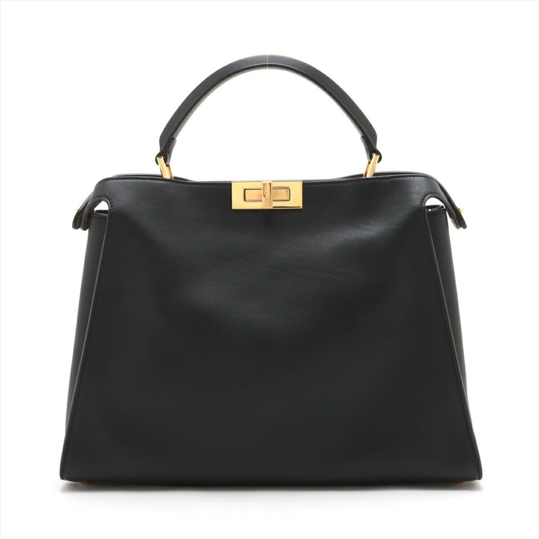 Fendi Peekaboo  Leather Handbag Tote Bag ()