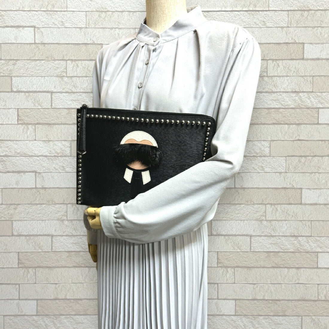 Fendi  Leather Clutch Bag ()