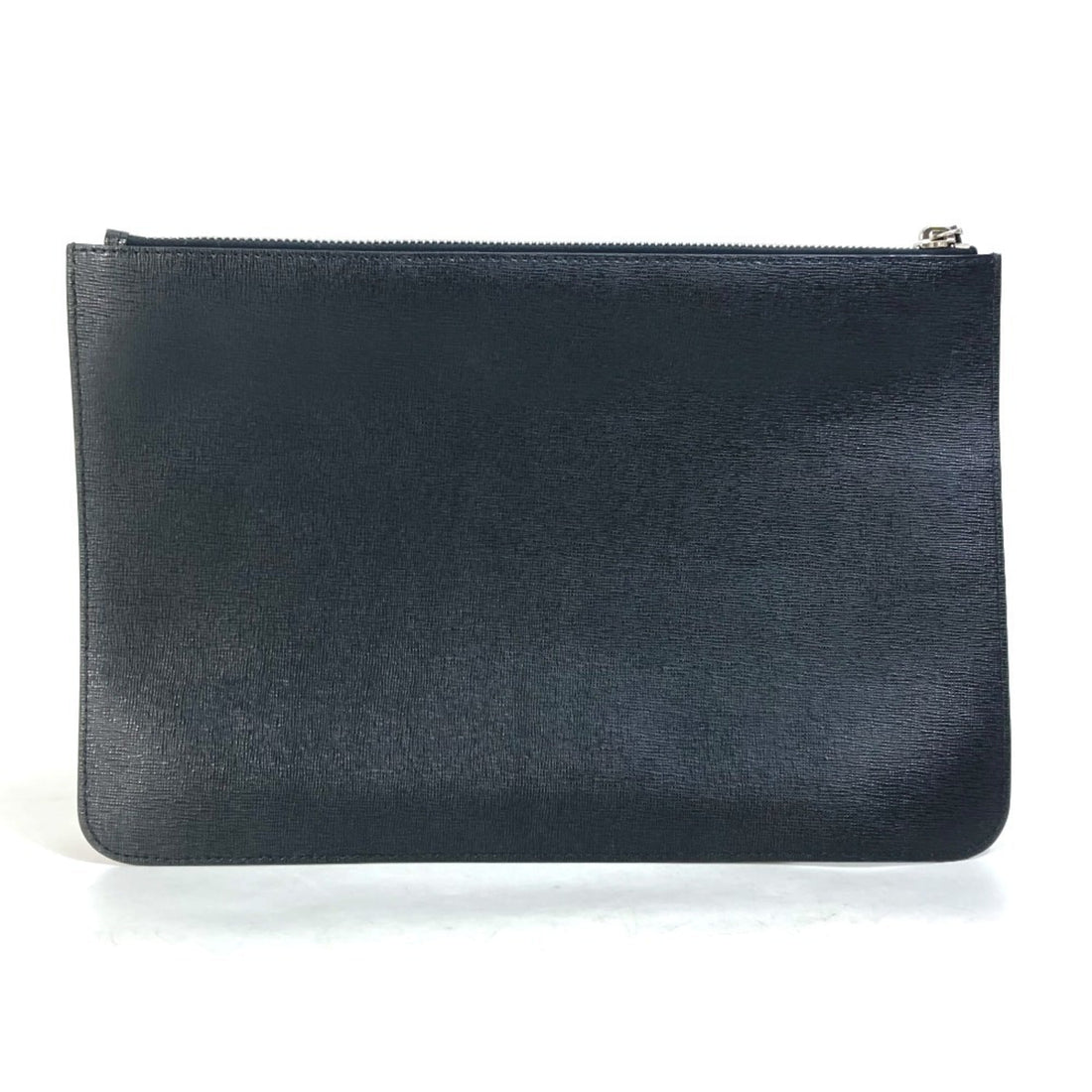 Fendi   Leather Fur Clutch Bag Pouch ()