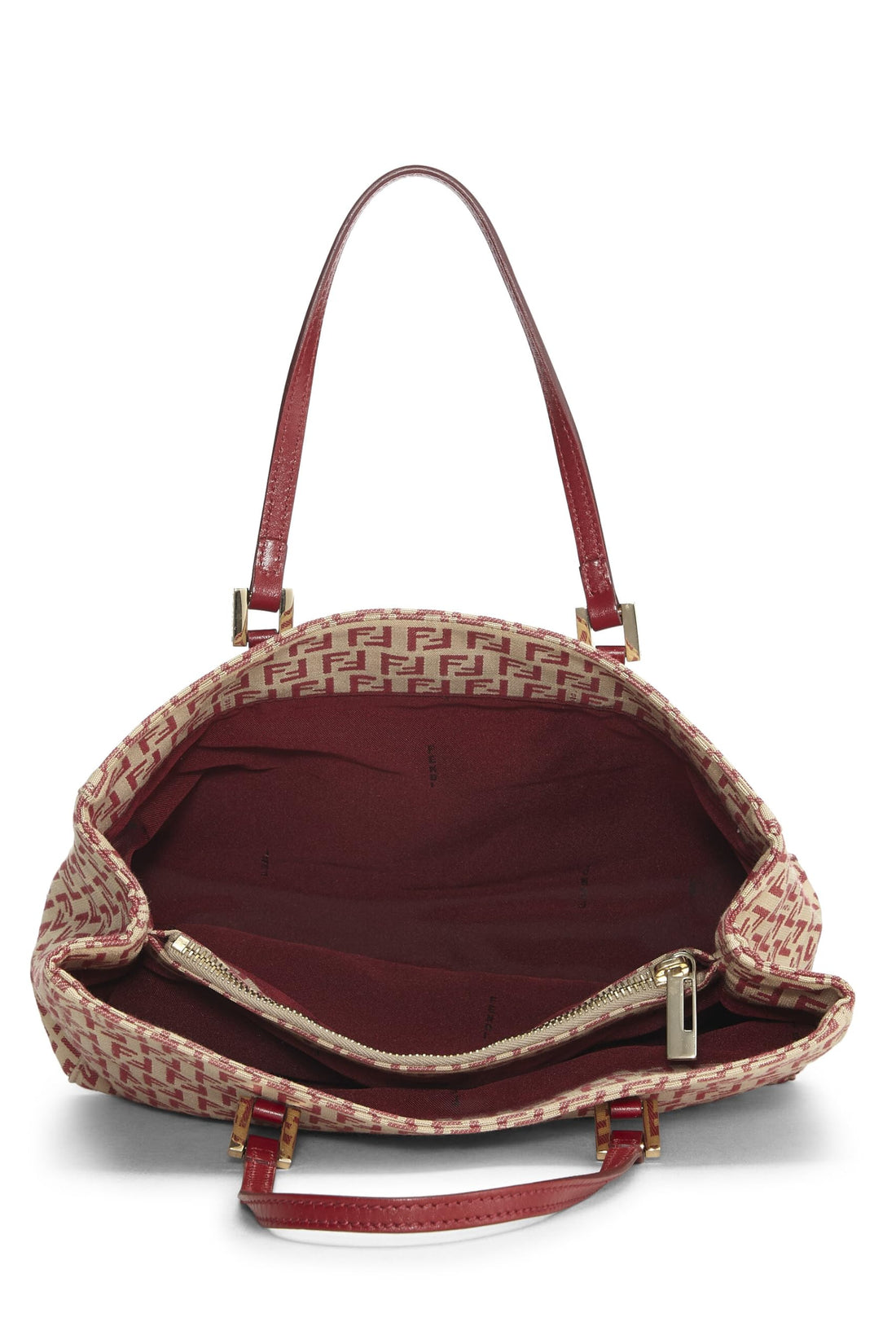 Fendi,  Red Zucchino Tote Small, Red