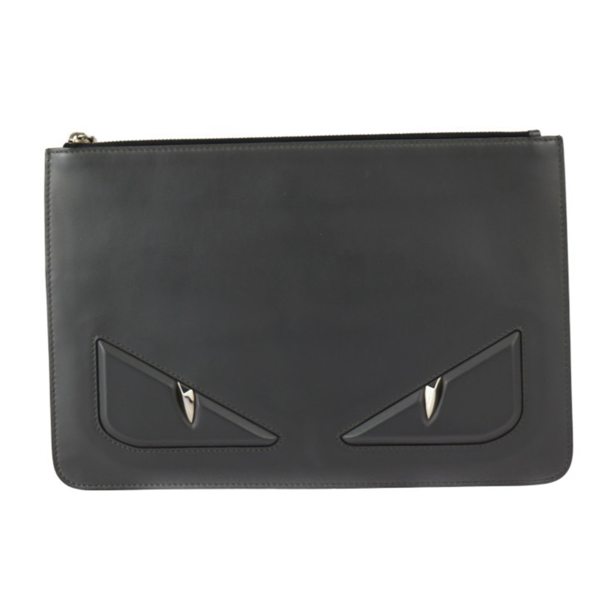 Fendi  Leather Clutch Bag Pouch ()