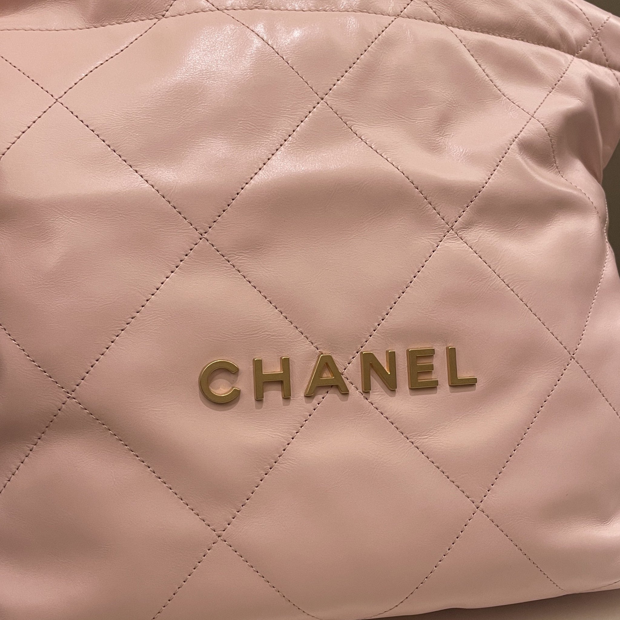 Chanel 22 Nude Blush Pink