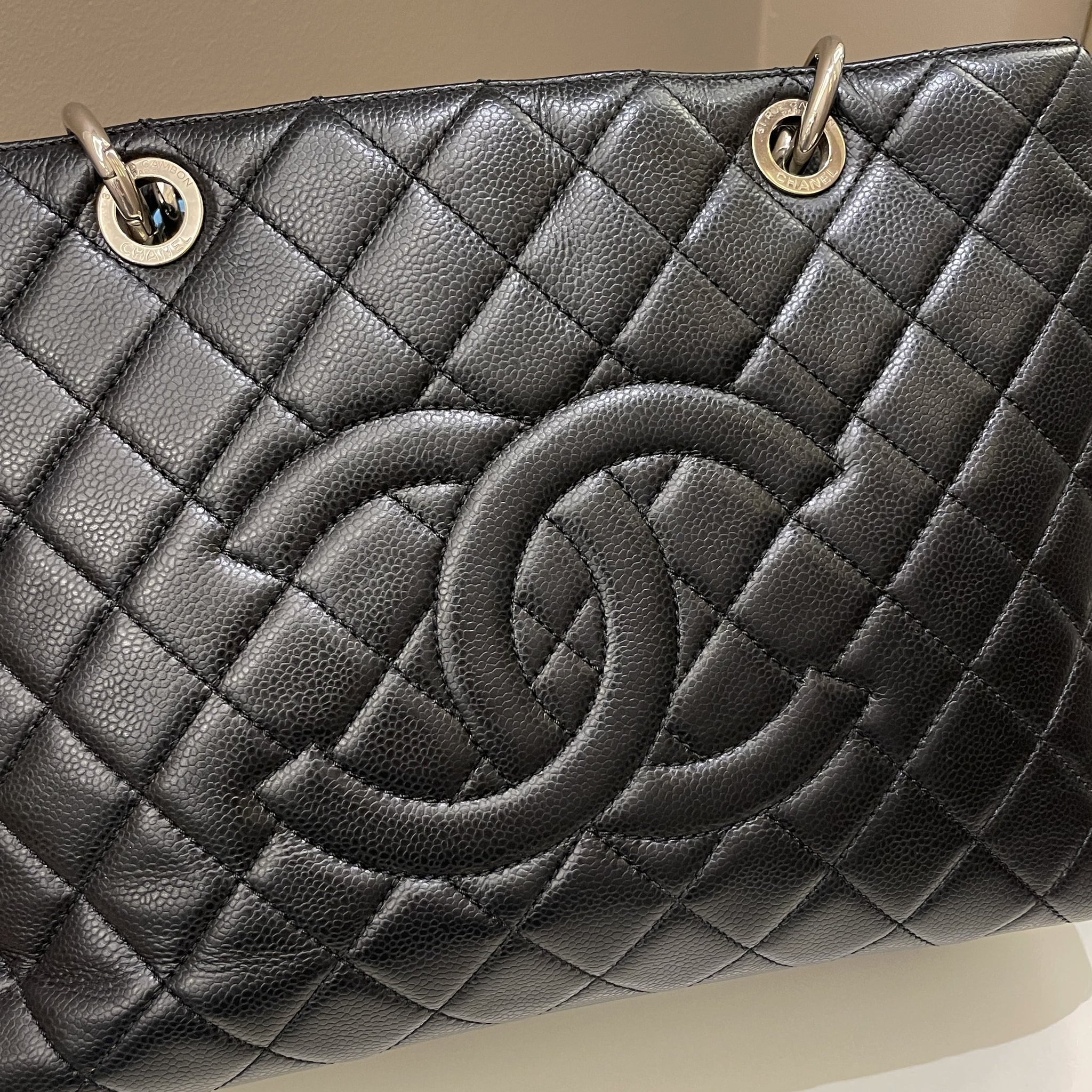 Chanel Classic Quilted GST Black Caviar