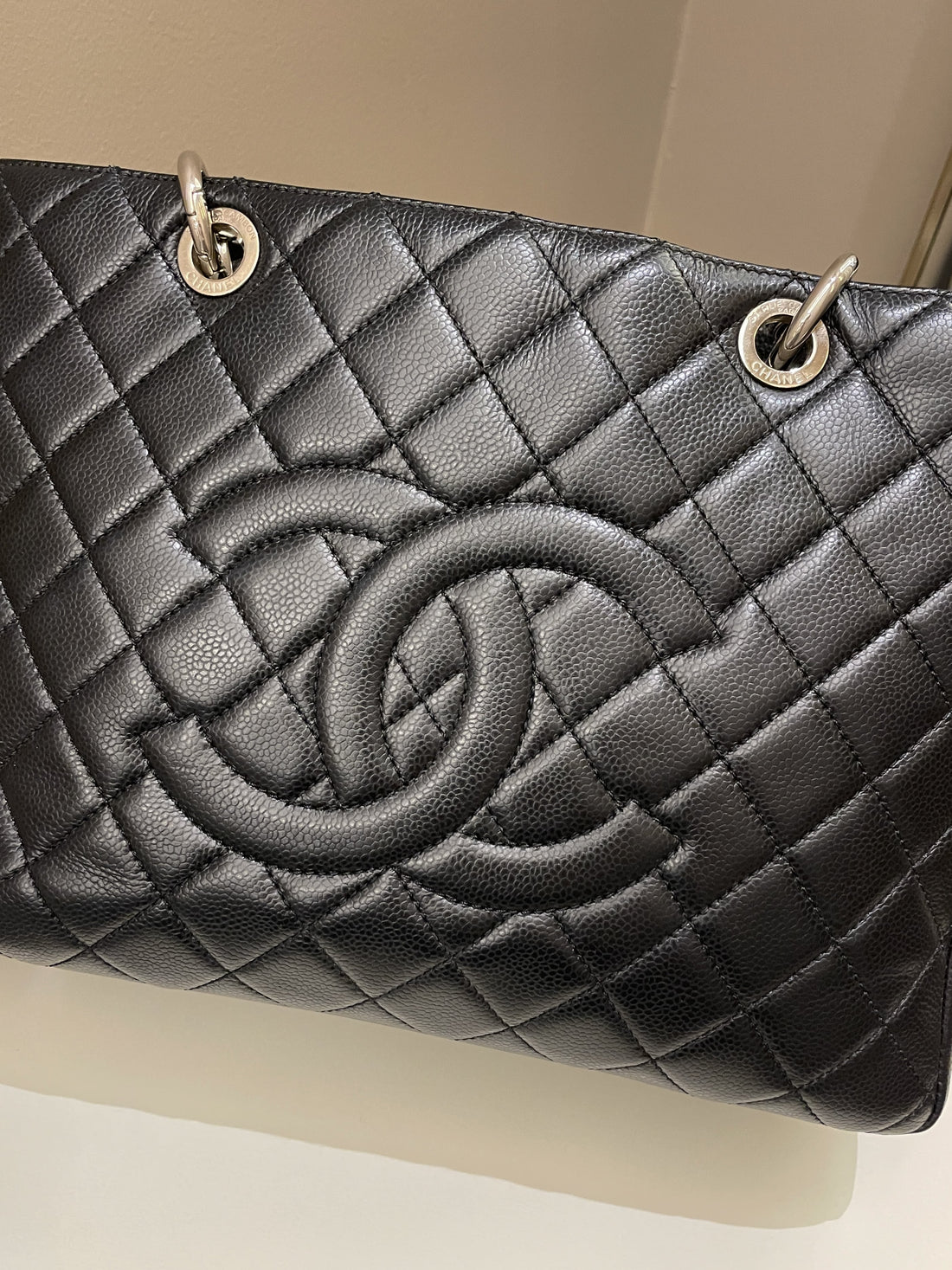 Chanel Classic Quilted GST Black Caviar