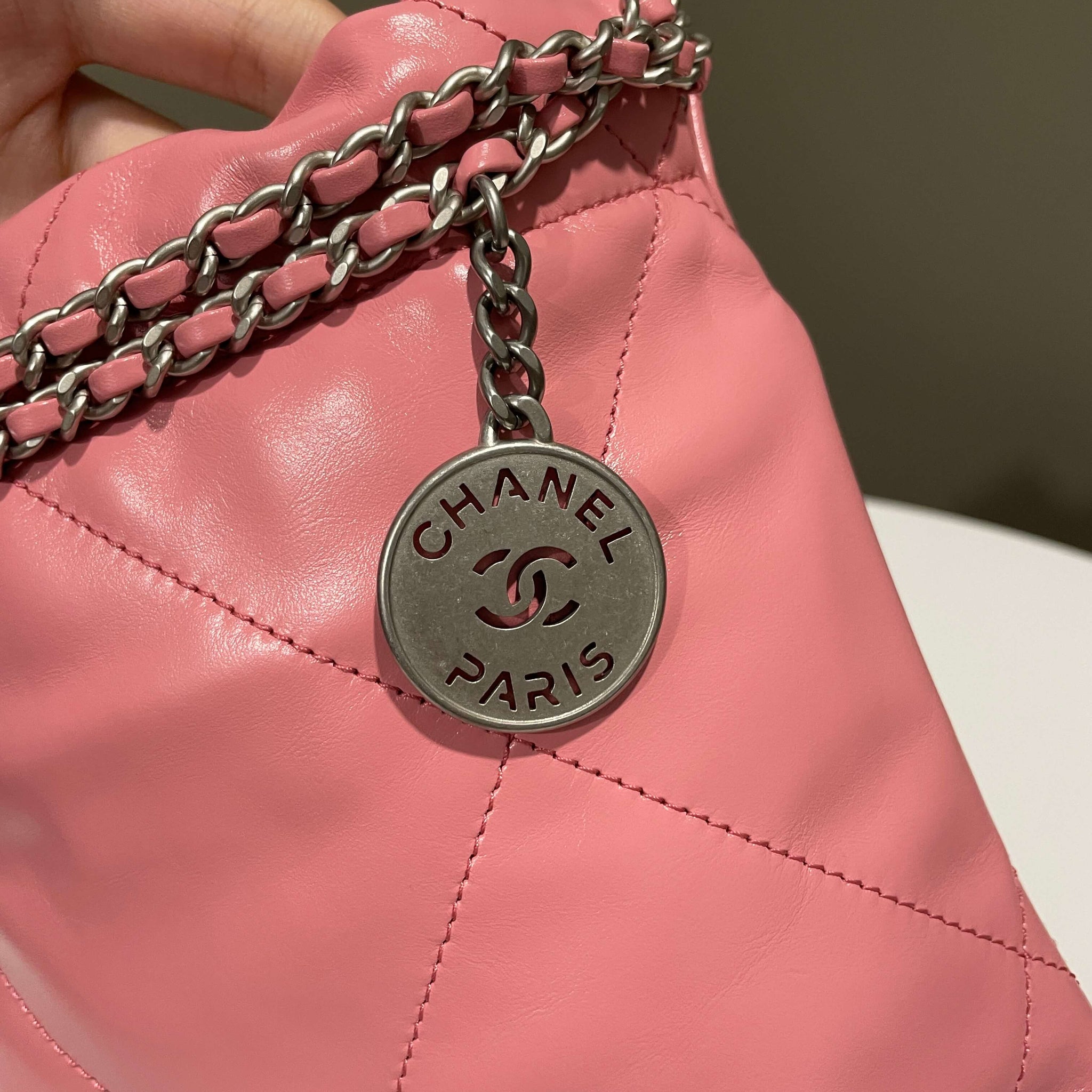 Chanel 22 Mini Pink Calfskin