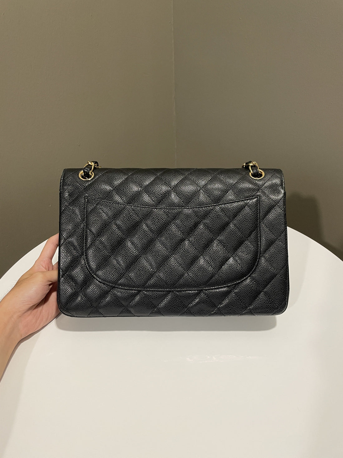 Chanel Classic Jumbo Double Flap Black Caviar