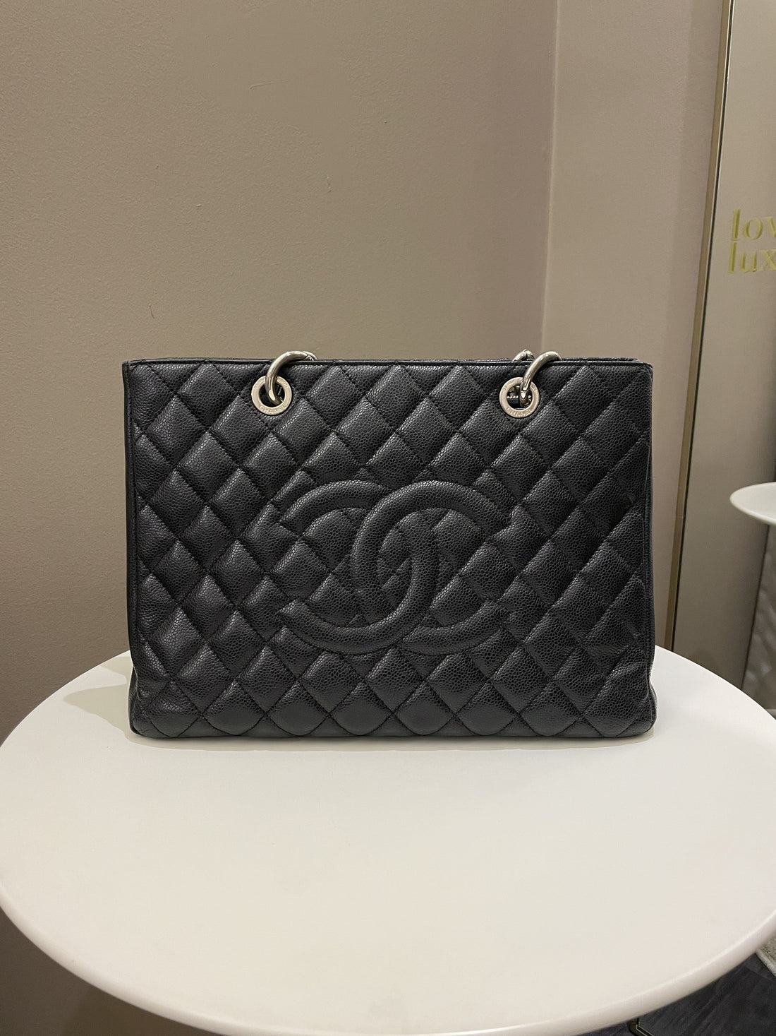 Chanel Classic Quilted GST Black Caviar