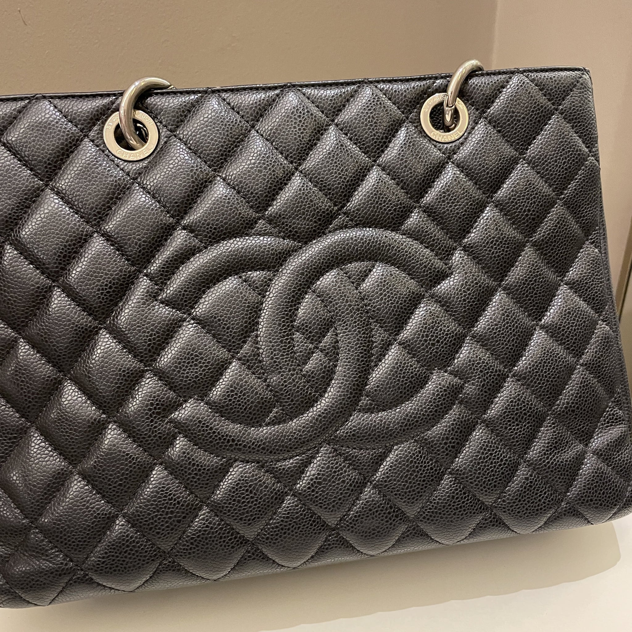 Chanel Classic Quilted GST Black Caviar