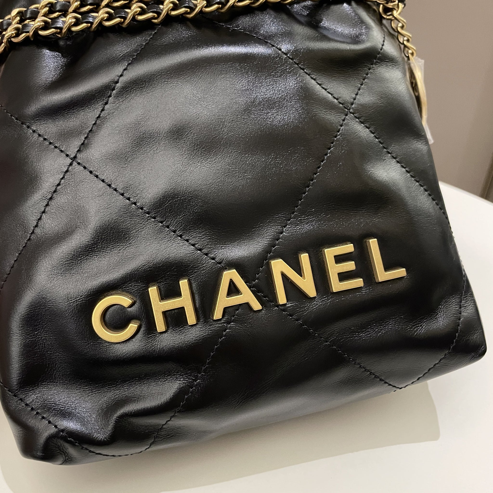 Chanel 22 Mini Black Calfskin