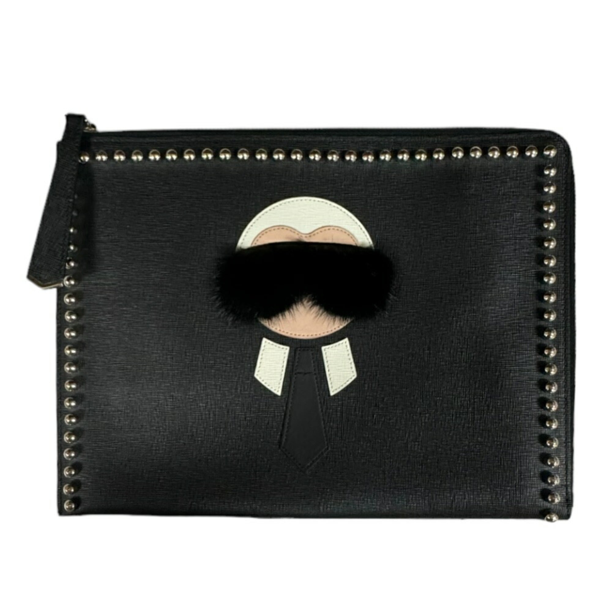 Fendi  Leather Clutch Bag ()