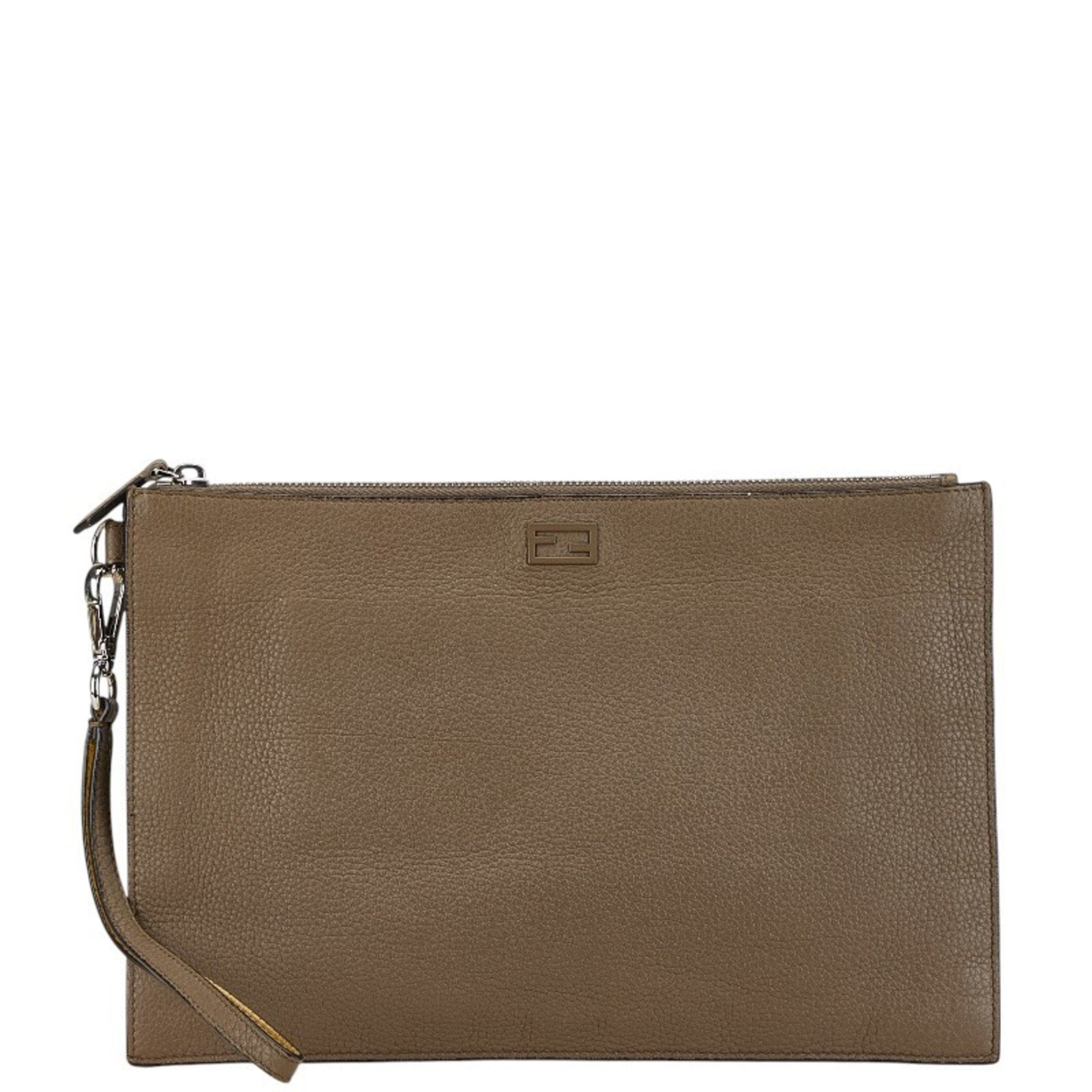 Fendi  Leather Clutch Bag ()
