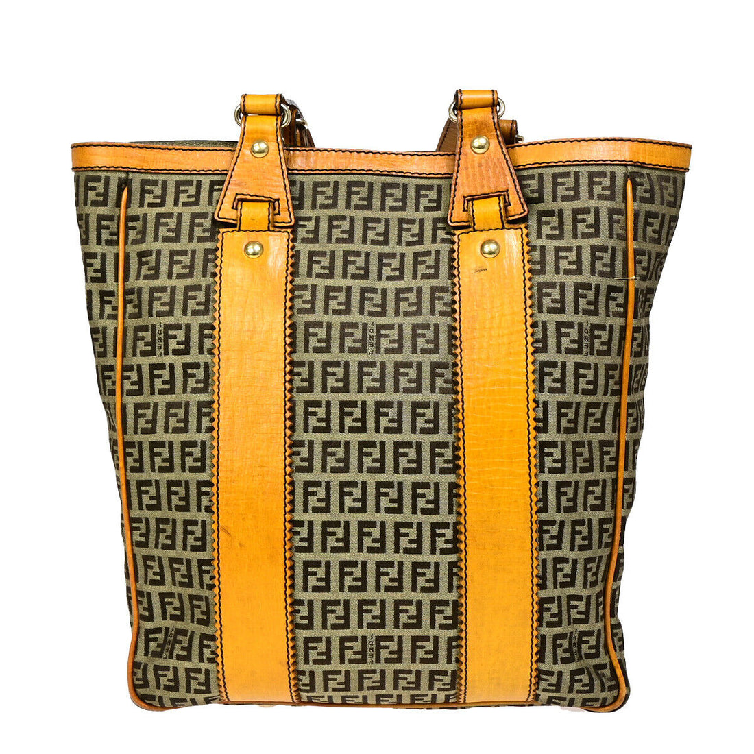 Fendi Zucchino  Canvas Tote Bag ()