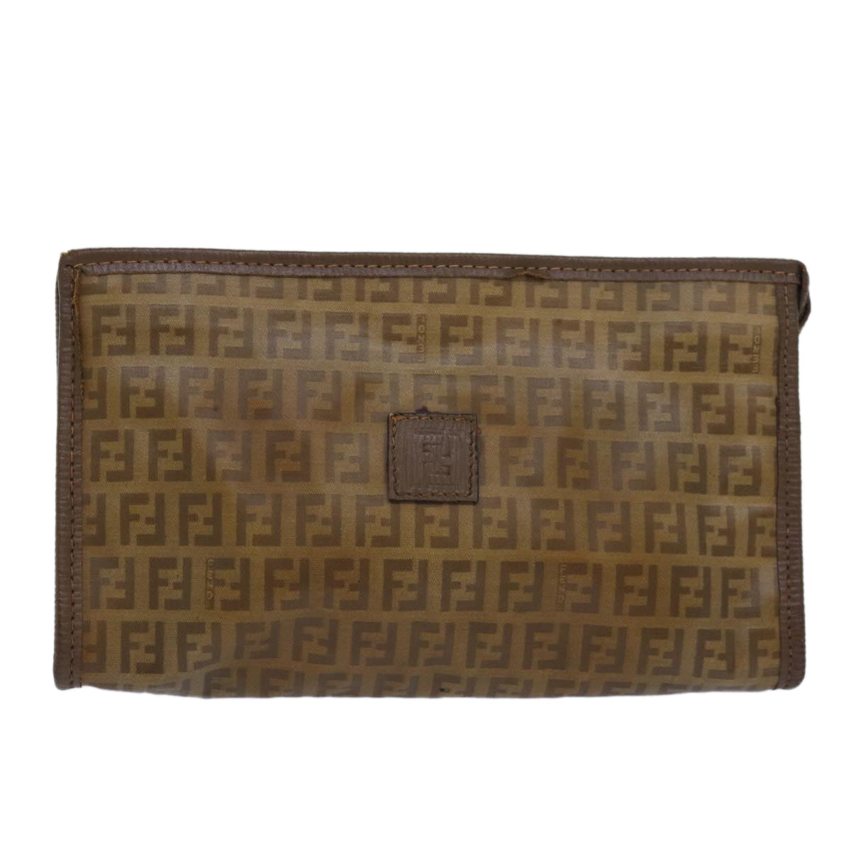 Fendi Zucca  Canvas Clutch Bag ()